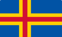 Aland Islands flag